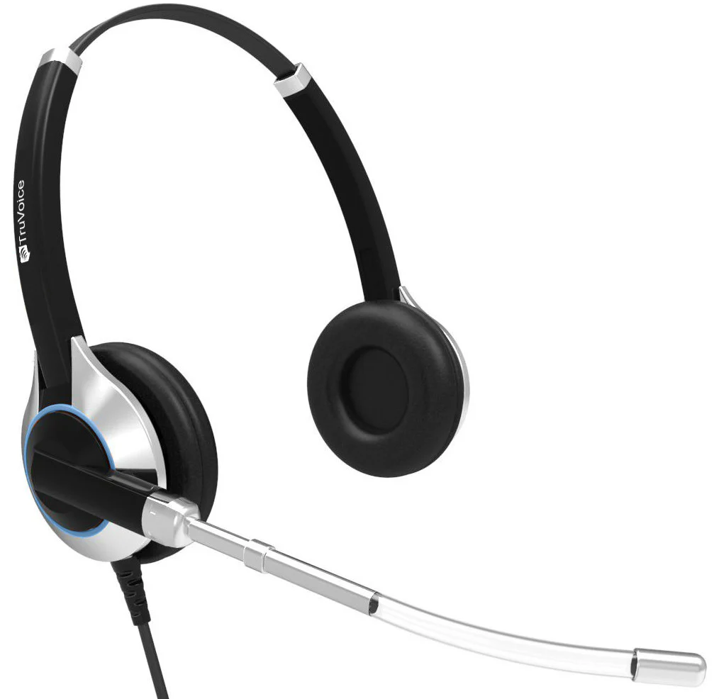 TruVoice HD-350 Double Ear Voice Tube Headset with HD Speakers MPN: T00150