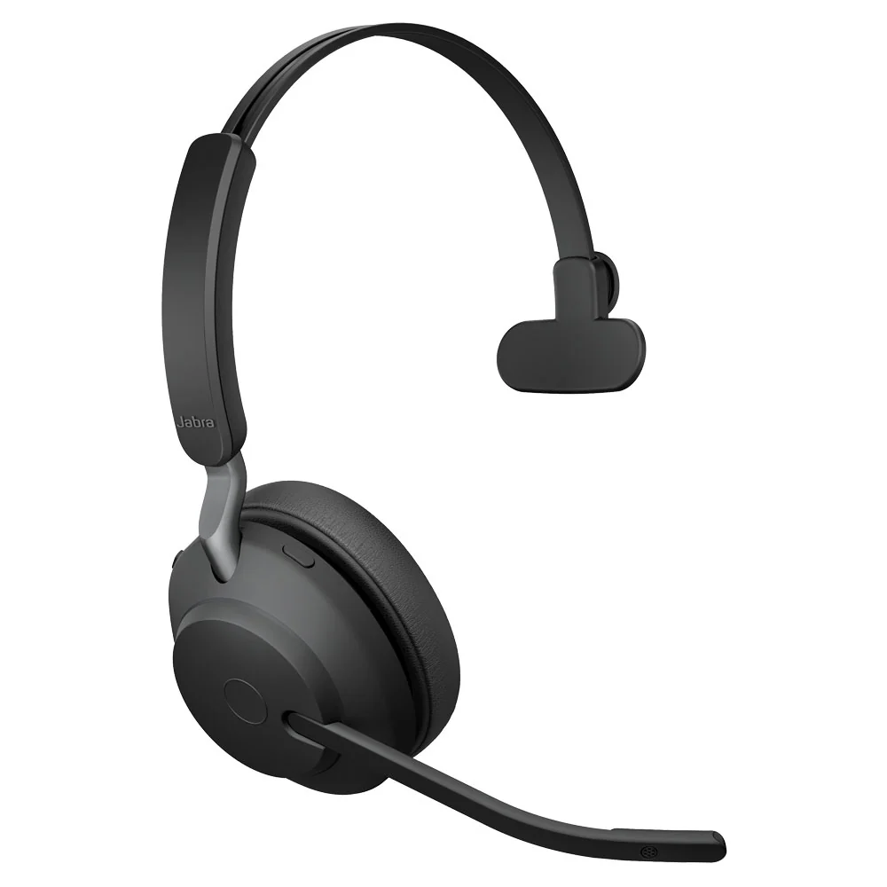 Jabra Evolve2 65 Wireless Headset Link380C MS Mono Black Microsoft Teams Certified - MPN: 26599-899-899