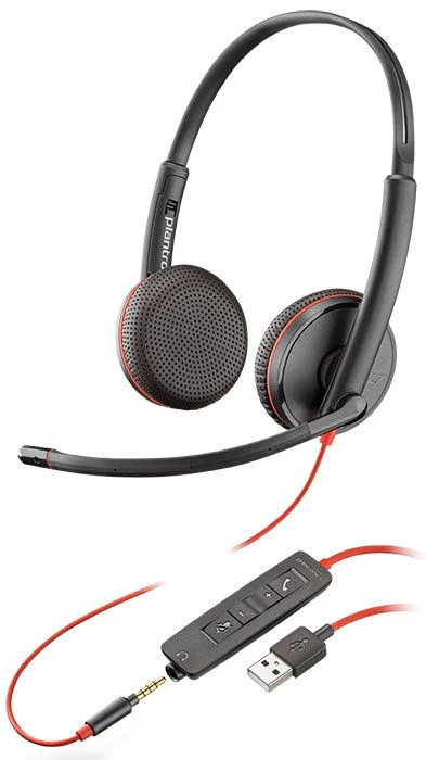 Poly / Plantronics Blackwire 3225 USB-A Binaural Headset MPN 80S11A6