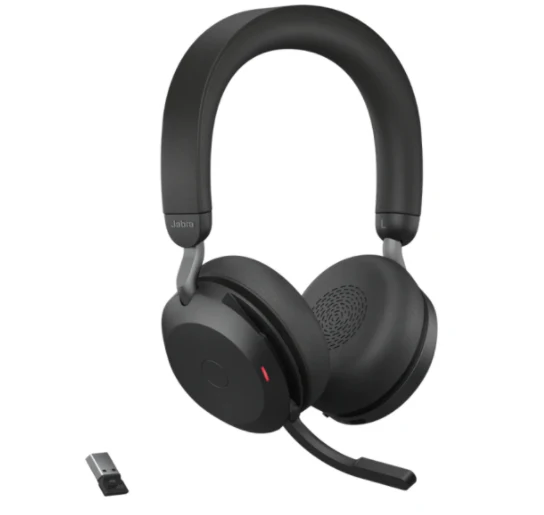 Jabra Evolve2 75, Wireless Headset, Link380A, UC Stereo - MPN: 27599-989-999