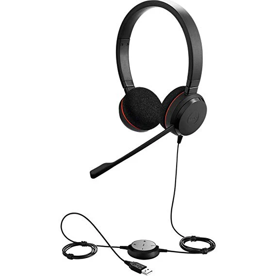 Jabra Evolve 20 SE Stereo UC USB-A and USB-C - MPN: 4999-829-489-01