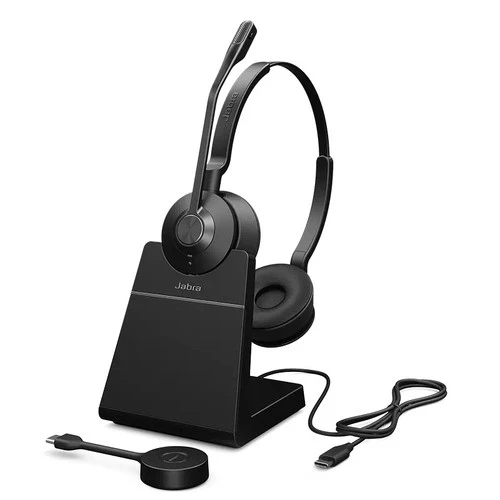 Jabra Engage 55 UC Stereo Wireless Headset USB-C with Charging Stand - MPN: 9559-435-125