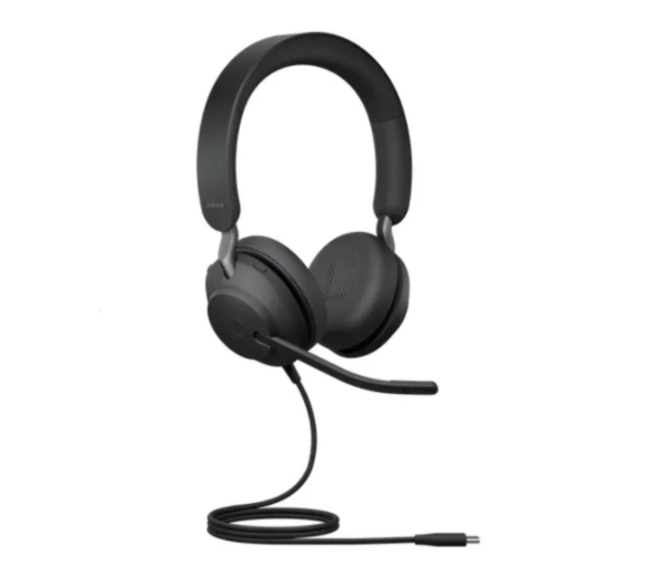 Jabra Evolve2 40, Corded Headset, USB-C, UC Stereo, With 1.2m Ext. Cord - MPN: 24089-989-889