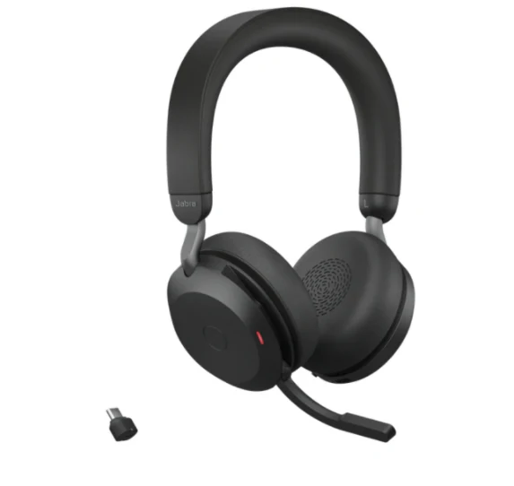 Jabra Evolve2 75, Wireless Headset, Link380C, UC Stereo, Black - MPN: 27599-989-899