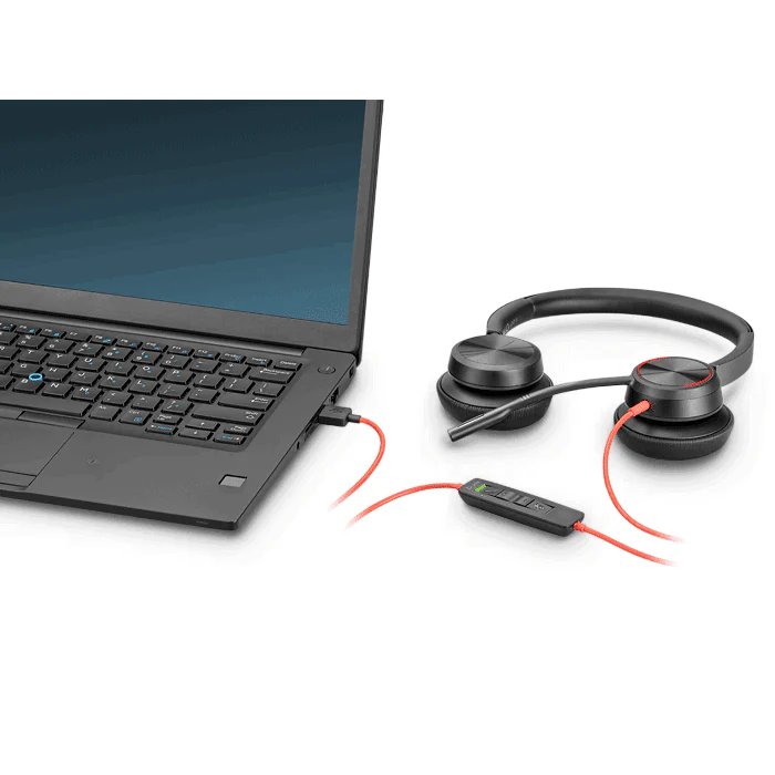Poly Blackwire 8225 USB-A Headset with Active Noise Canceling MPN 772K2AA