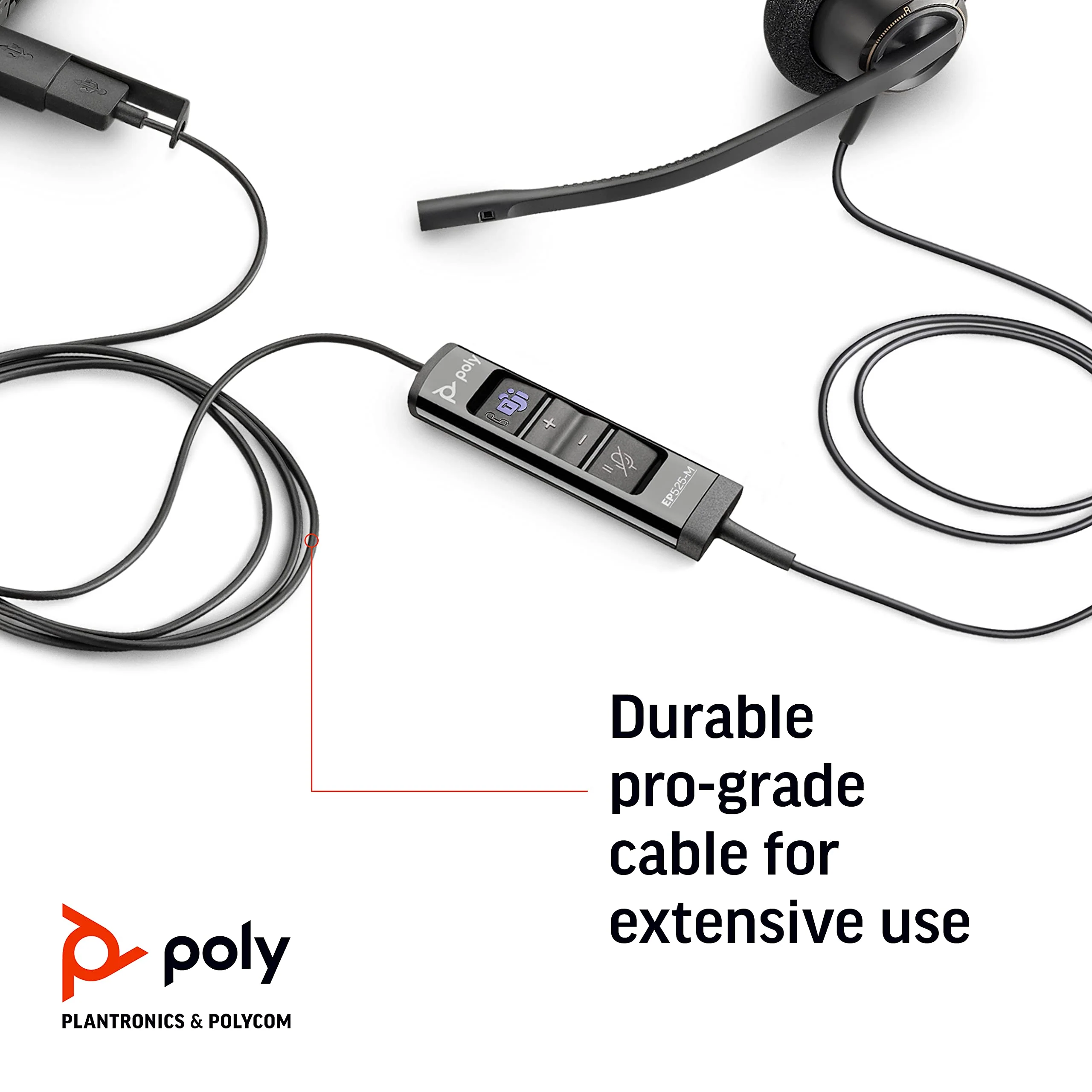 Poly EncorePro EP515 USB-A and USB-C Monaural MPN 783R0AA