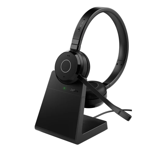Jabra Evolve 65 TE Stereo Wireless Headset With Charging Stand (MS) - MPN: 6699-833-399