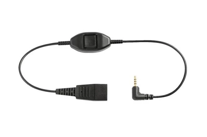 Jabra Cord QD to 2.5mm Jack with Push-to-Talk - MPN: 8800-00-55