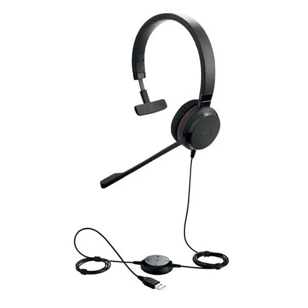 Jabra Evolve 30 II USB Mono Headset USB-A and USB-C (UC Optimised) 5393-829-389-01