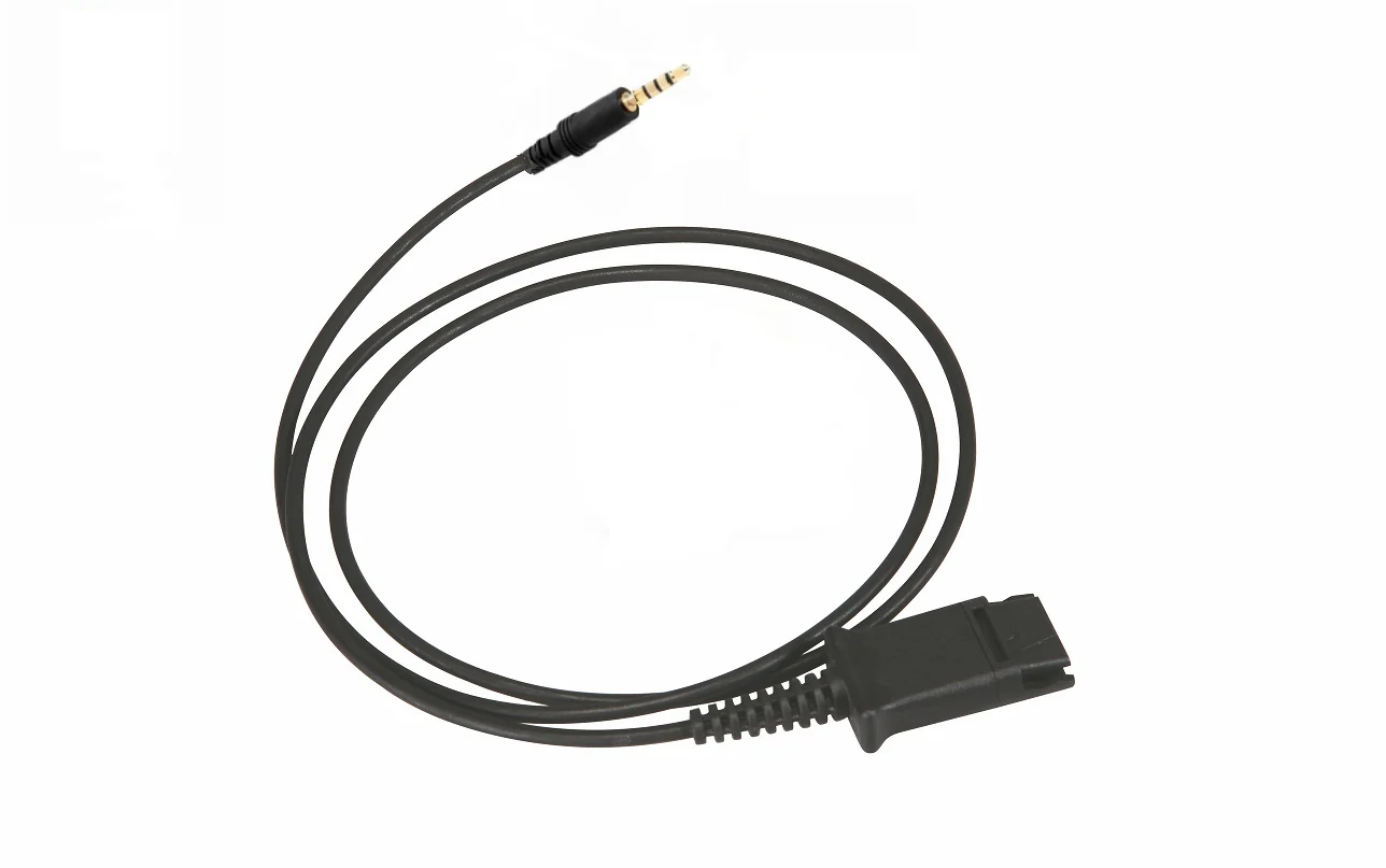 TruVoice QD to 3.5mm Smartphone Jack Cable Straight - MPN: T00391
