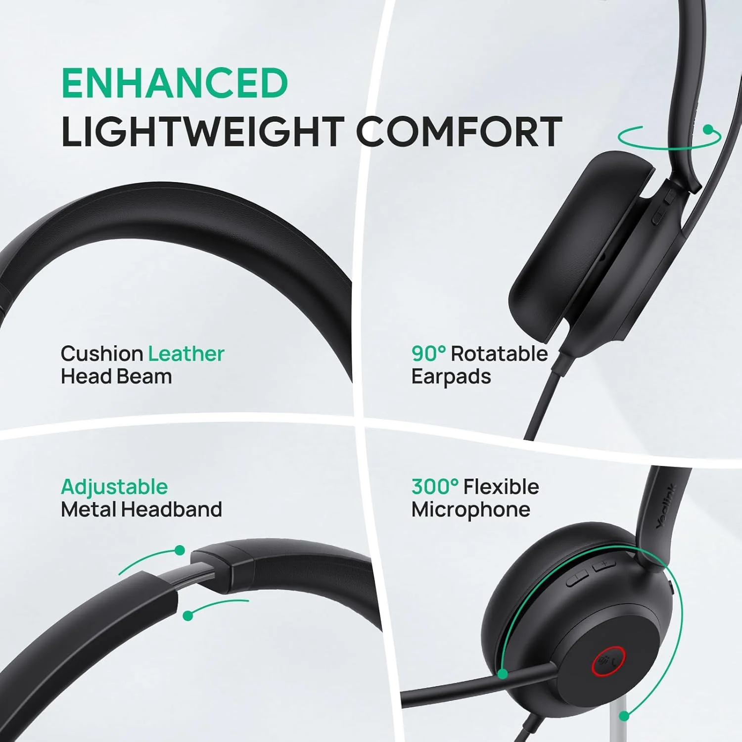 Yealink UH35 Mono UC USB Wired Headset - MPN - 1308138