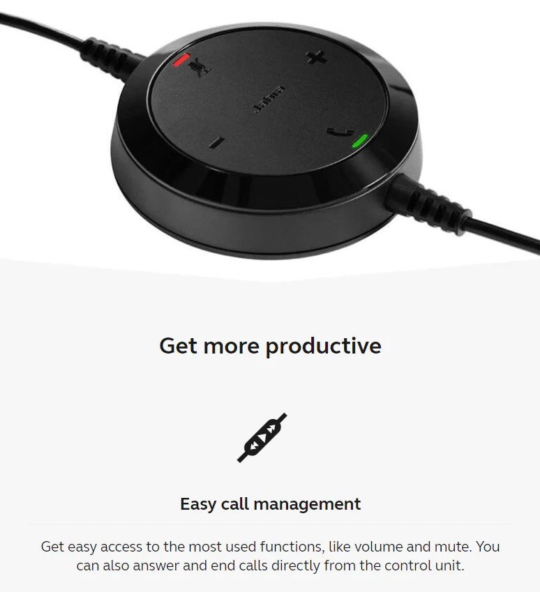 Jabra Evolve 20 Mono MS USB-C Headset - MPN: 4993-823-189