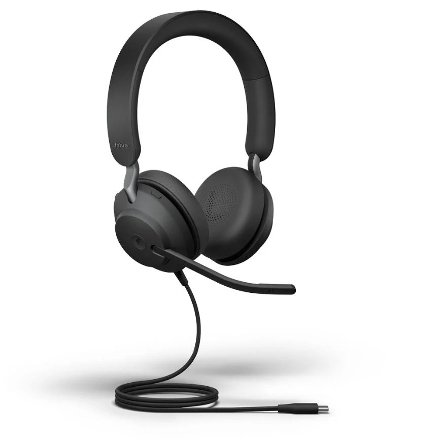 Jabra Evolve2 40 SE Corded Headset USB-C MS Stereo - MPN: 24189-999-899