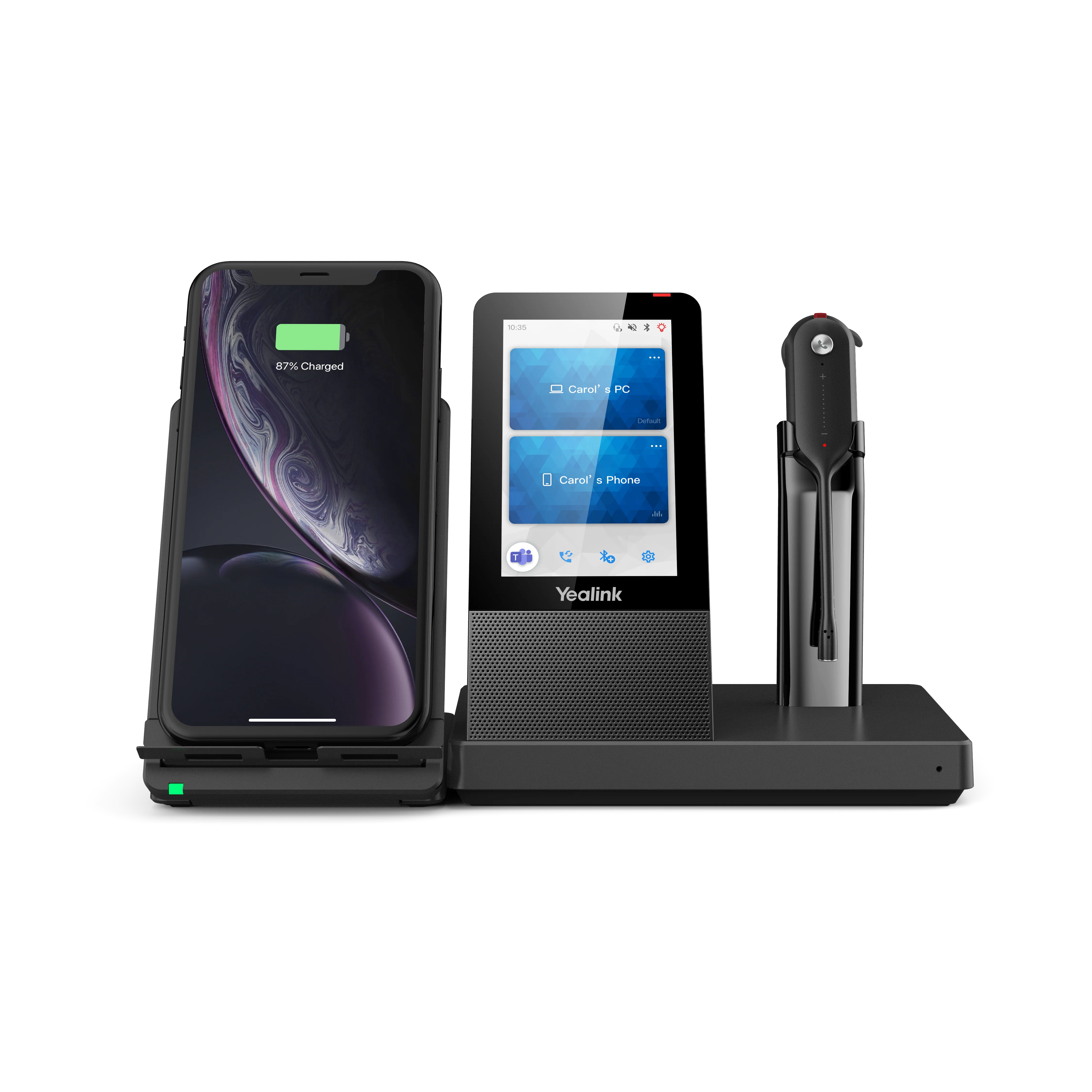 Yealink WH67 UC Convertible DECT Wireless Headset MPN 1308041