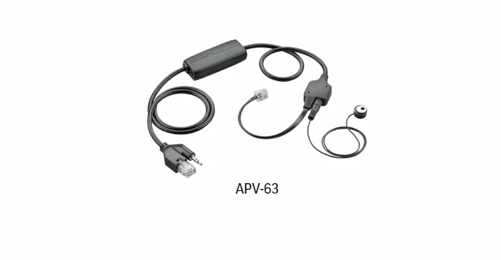 Poly / Plantronics APV-63 Electronic Hook Switch Cable MPN 85R01AA