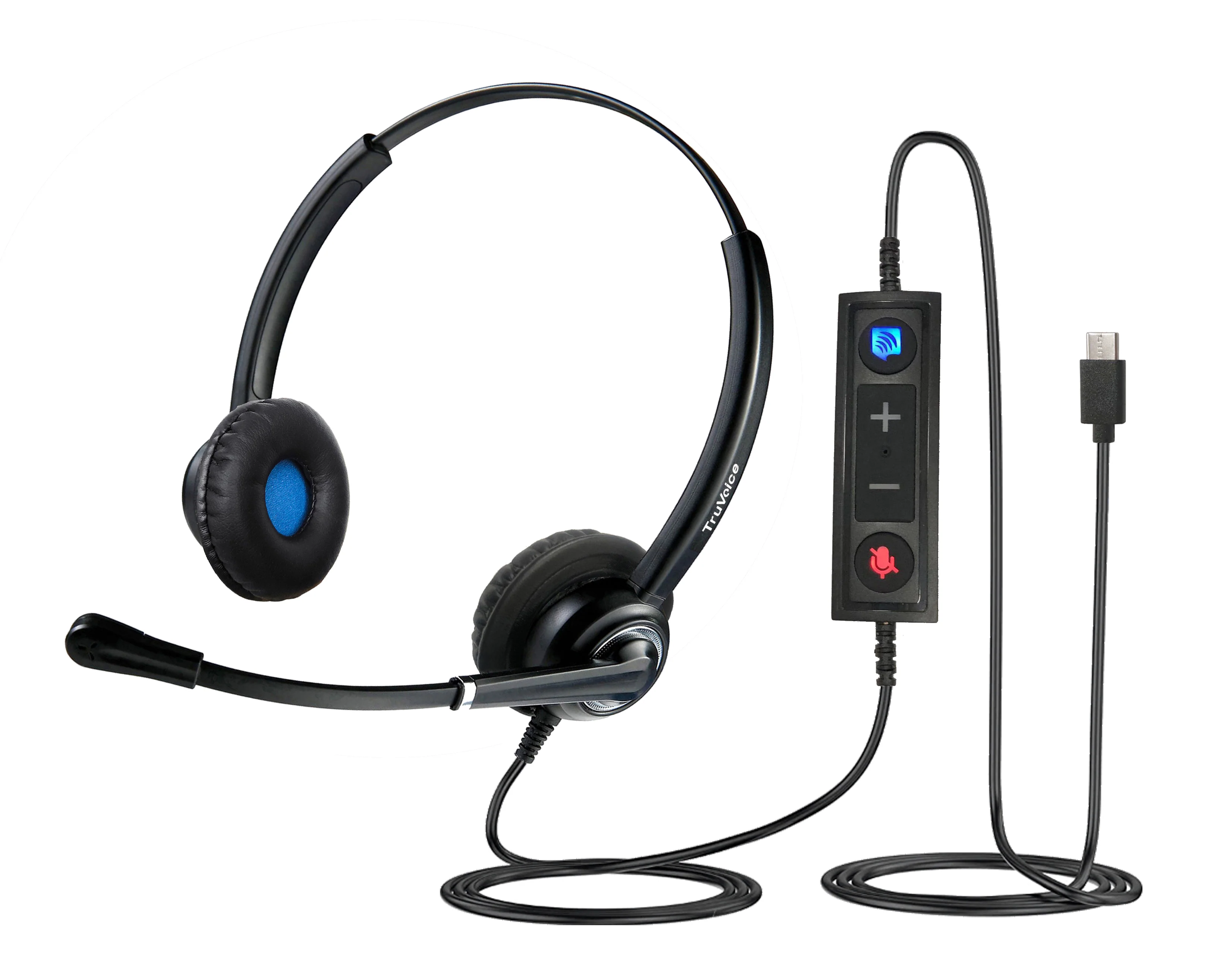 VoicePro 20C Double Ear USB-C Headset with Call Control - MPN: T02005