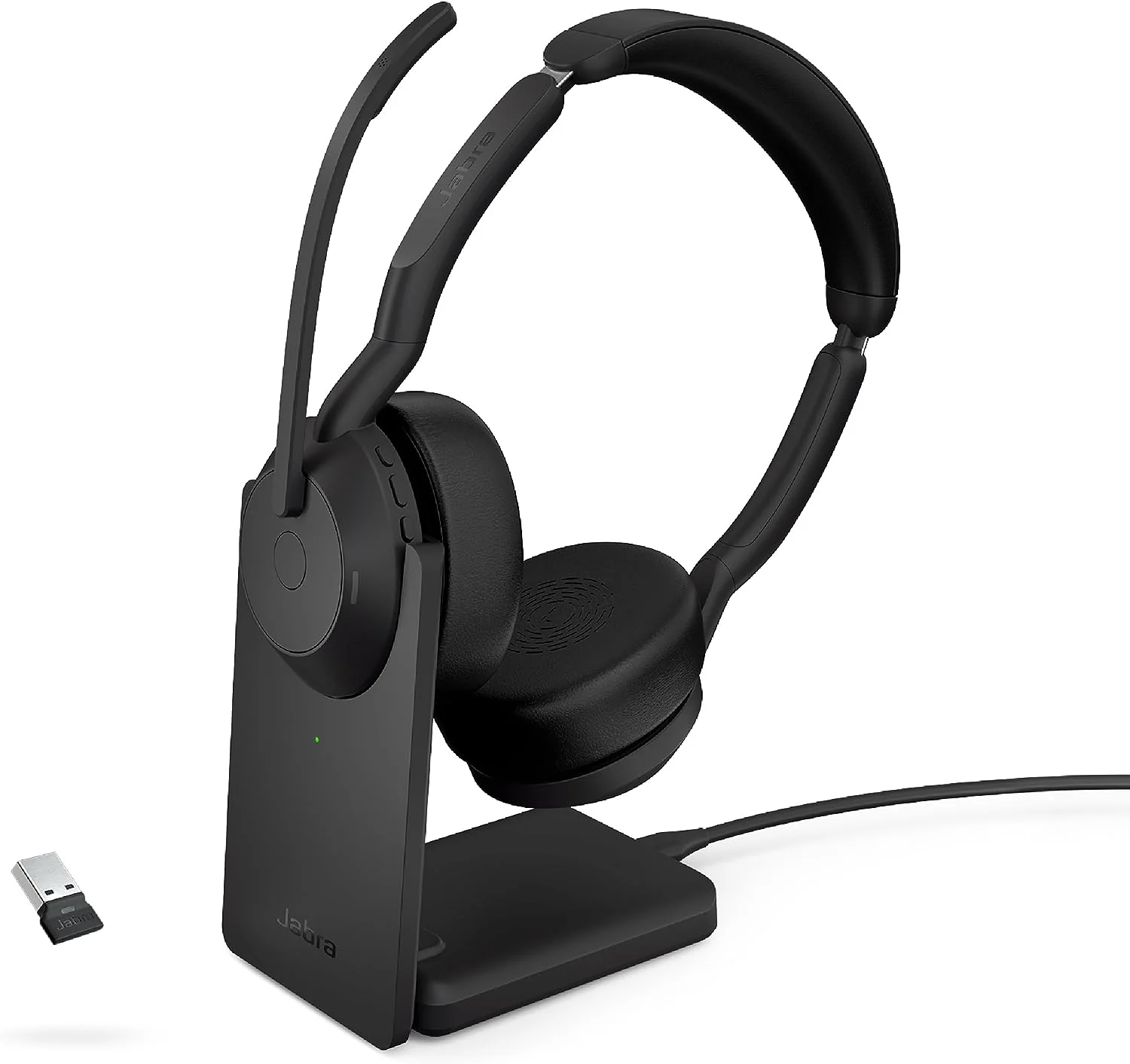 Jabra Evolve2 55 Duo USB-A With Charging Stand (UC) - MPN: 25599-989-989-01