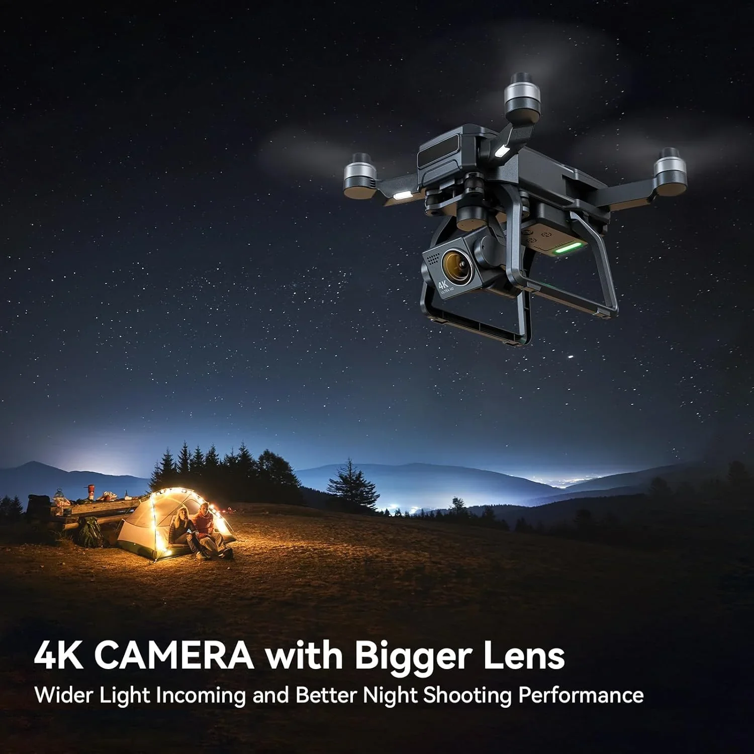 Adult-specific camera drone with 4K UHD aerial photography 3-axis gimbal 10000-foot control