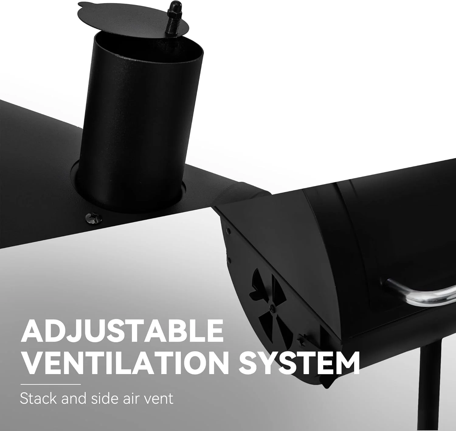 Royal Gourmet CC1830S BBQ Charcoal Grill and Offset Smoker 823 Square Inch cooking surface