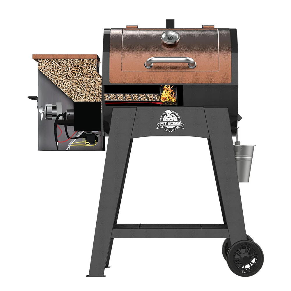 2025 Pit Boss Lexington 540 sq. in. Wood Pellet Grill w/ Flame Broiler and Meat Probe