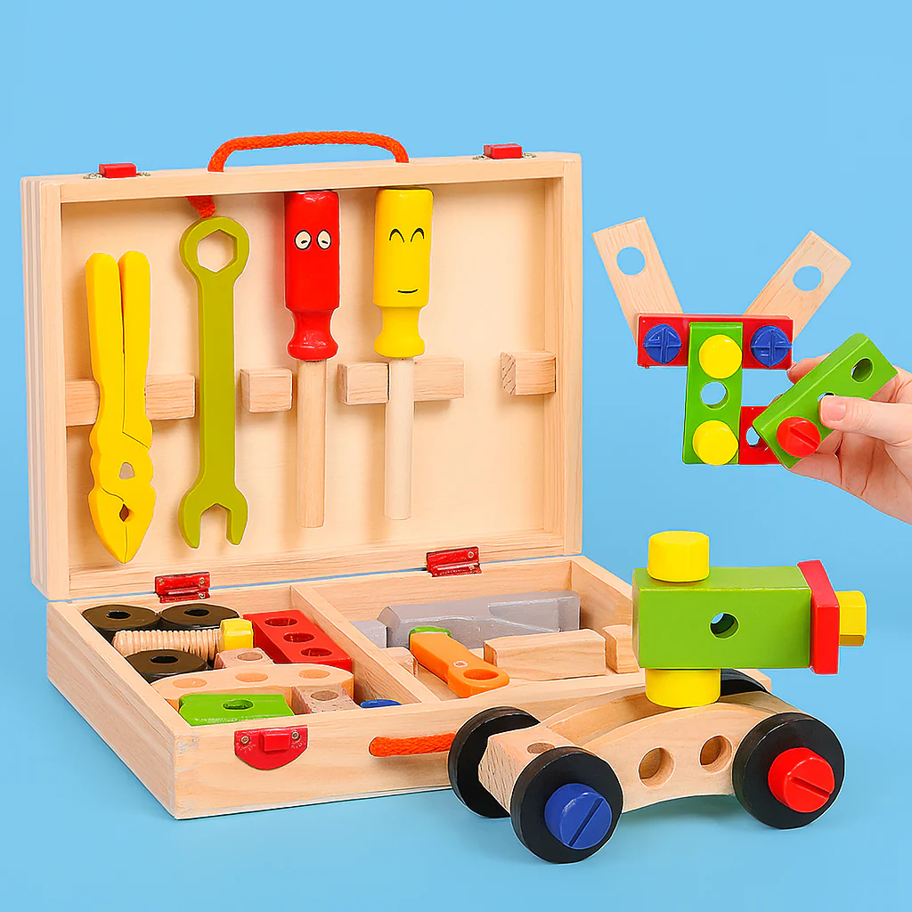 Spieltruhe – Kreatives Montessori Lernset