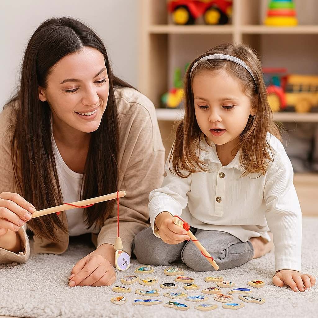 Magnetisches Angelspiel für Kinder – Lernspielzeug zur Förderung von Feinmotorik