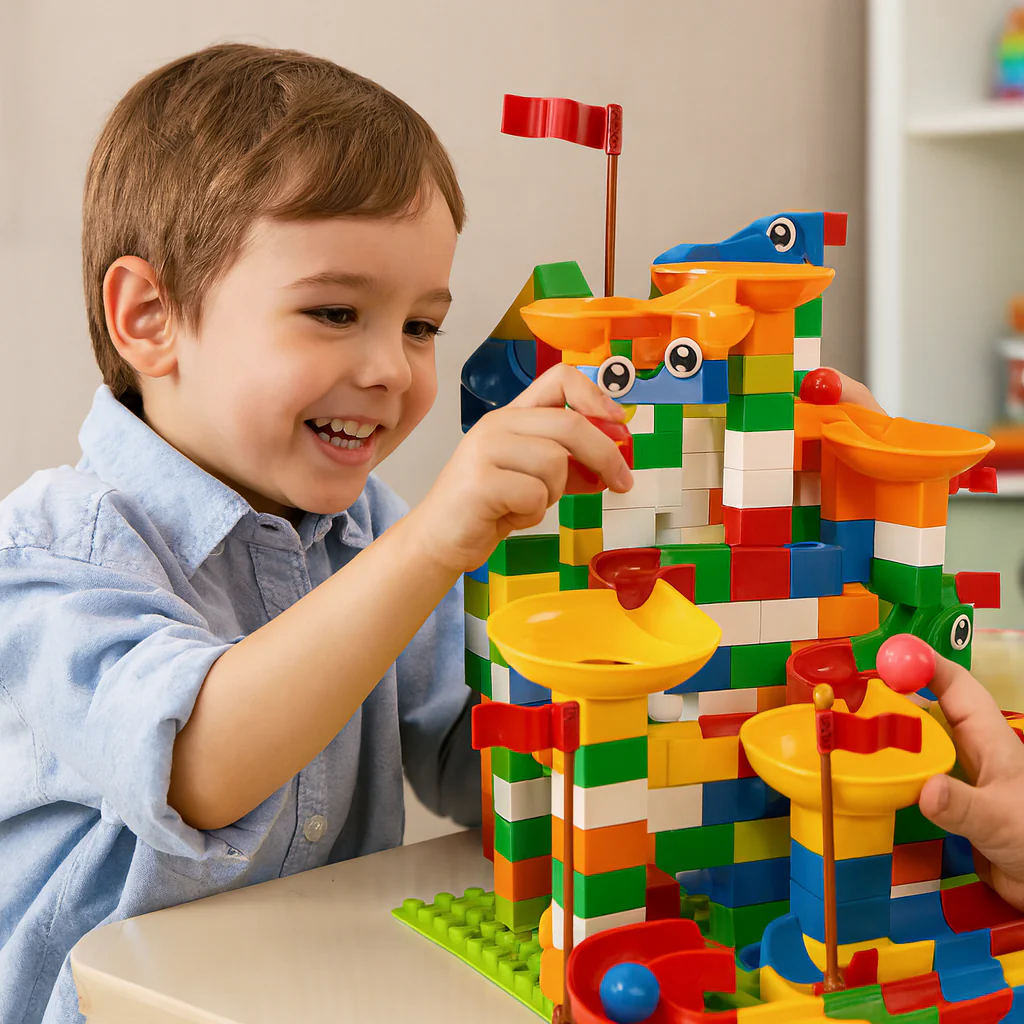 Kreative Kugelbahn – Für unendlichen Familienspaß