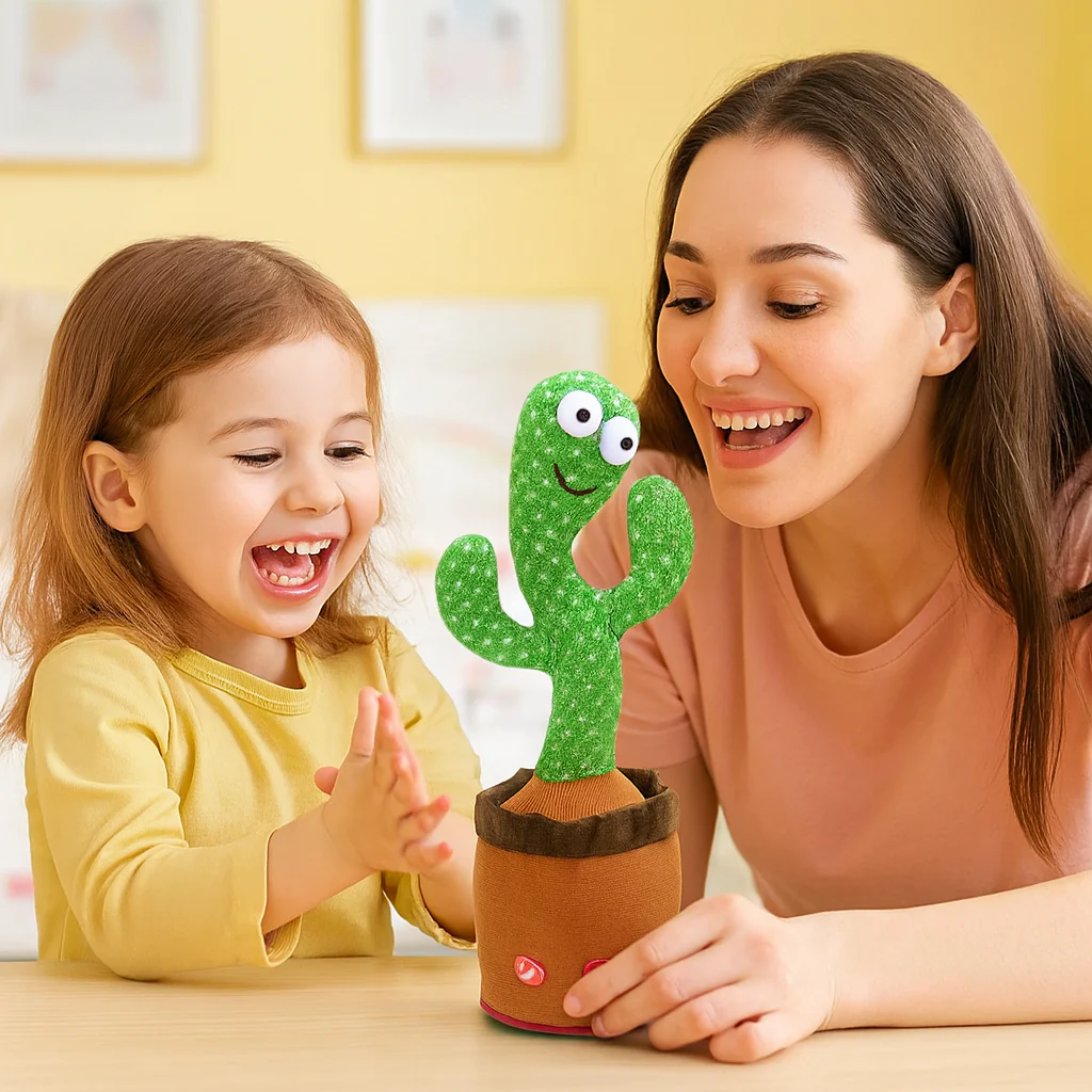 Sprechender Kaktus – Interaktives Plüsch Spielzeug für Kinder