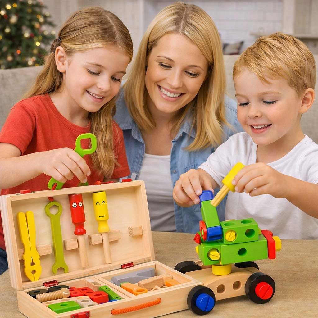 Spieltruhe – Kreatives Montessori Lernset